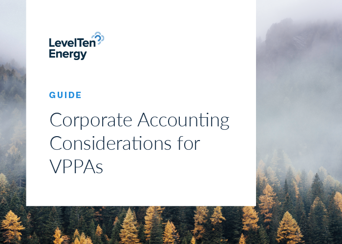 Corporate Accounting Considerations for Virtual Power Purchase Agreements
